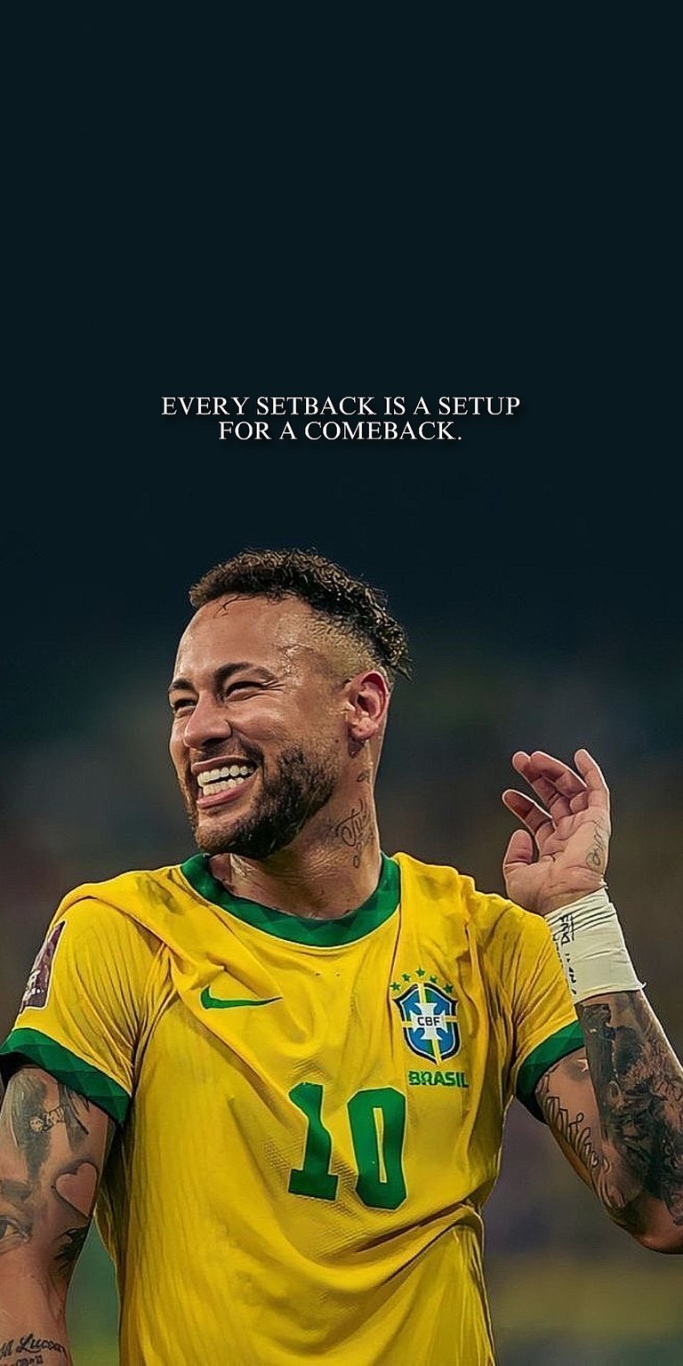 Neymar Jr quotes wallpaper 4k iPhone