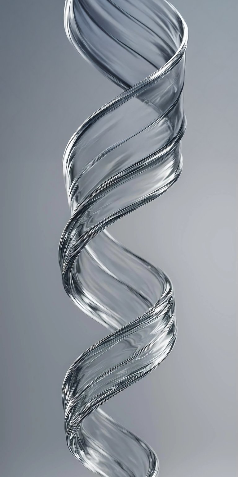 Liquid glass 3D spatial wallpaper iPhone 4K