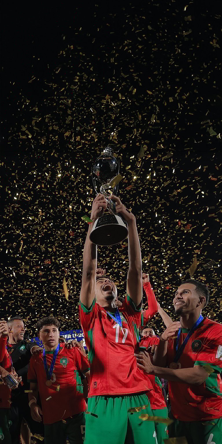 Morocco team celebration wallpaper 4k iPhone