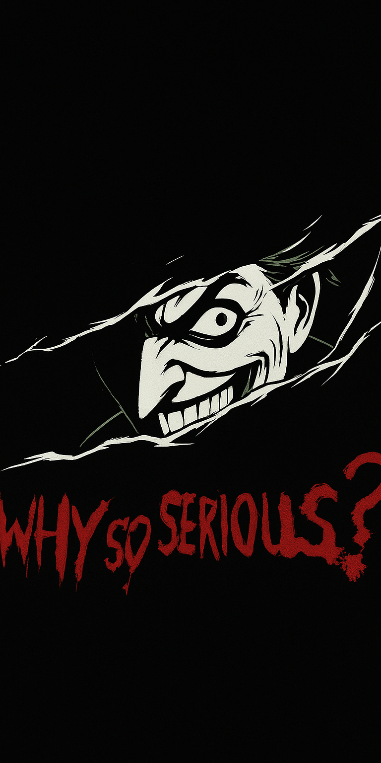 Joker famous line wallpaper 4k iPhone