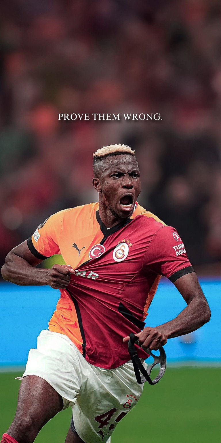 Victor Osimhen quotes wallpaper 4k iPhone