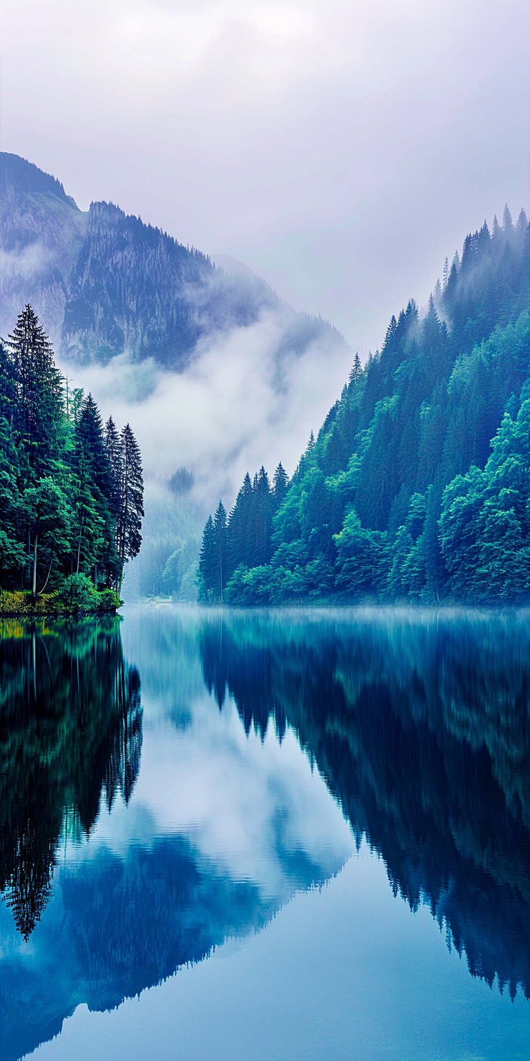 Lake reflection nature wallpaper iPhone 4K