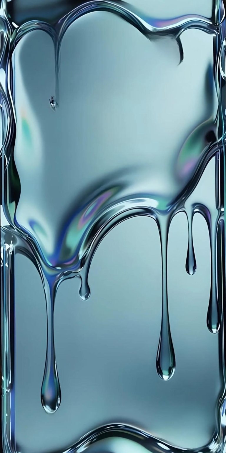 Download this stunning liquid metal 4K wallpaper for your iPhone, showcasing the smooth, dripping texture and iridescent reflections. This unique wallpaper captures a mesmerizing effect with its glossy, metallic surface and elegant, flowing forms.