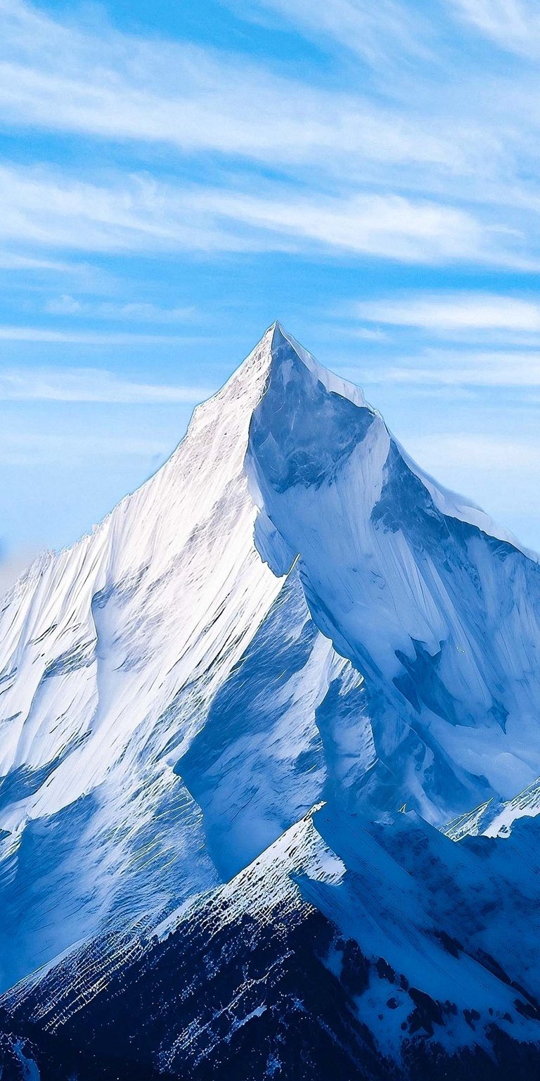 Snow mountains 4k iPhone wallpaper
