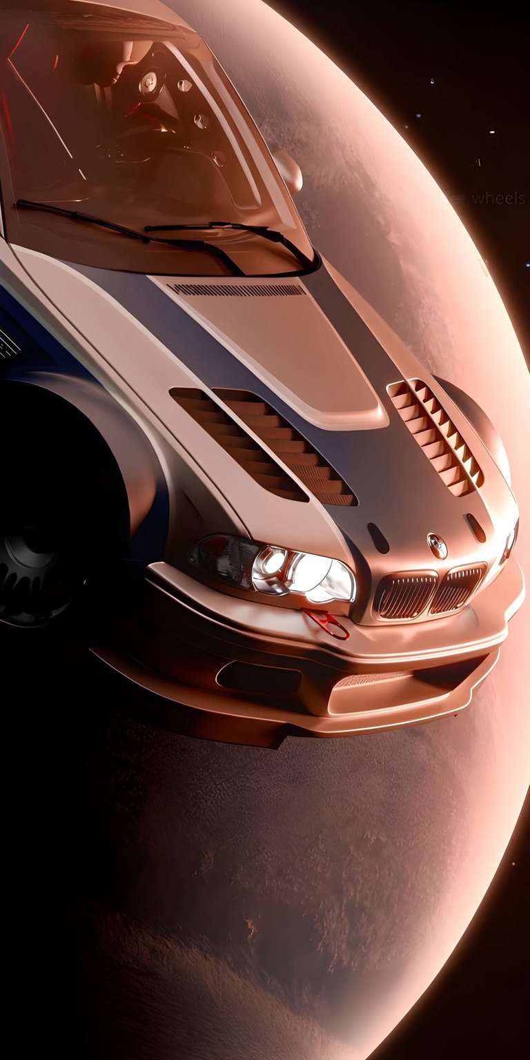 Get the ultimate look for your iPhone with this BMW 3D wallpaper featuring a sleek sports car in a futuristic setting. This automotive wallpaper highlights the aggressive headlights and aerodynamic design of the luxury vehicle.