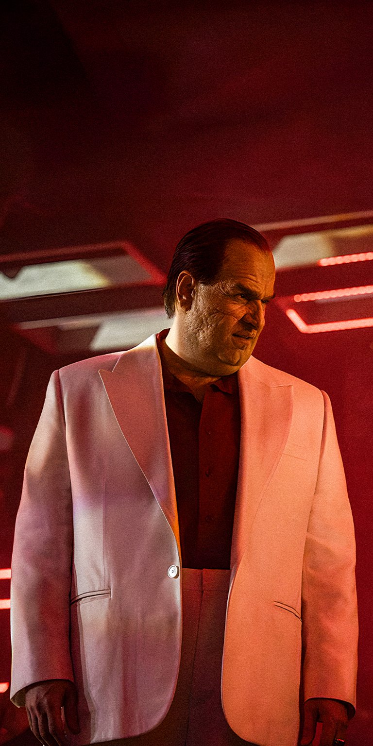 Penguine wearing white coat HD wallpaper