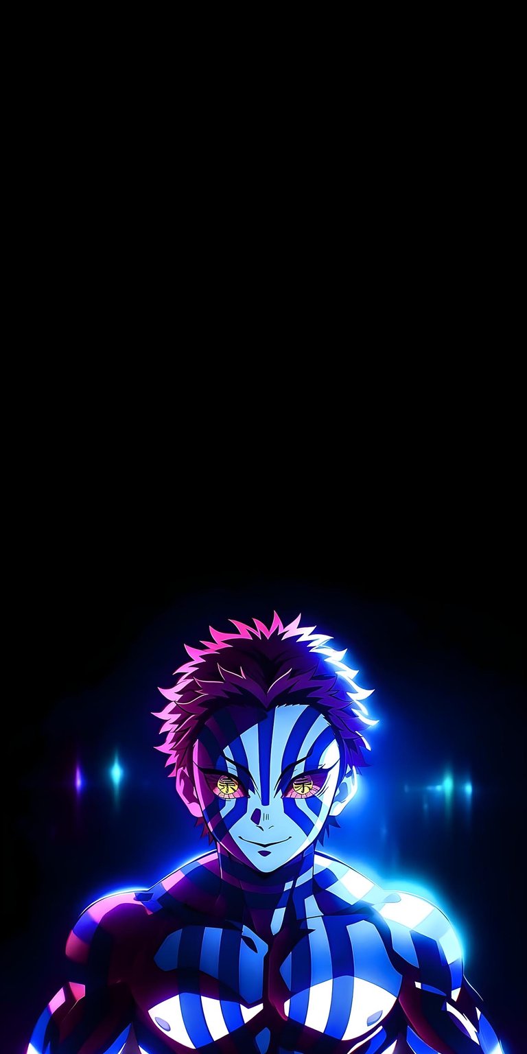 Akaza iPhone wallpaper 4K