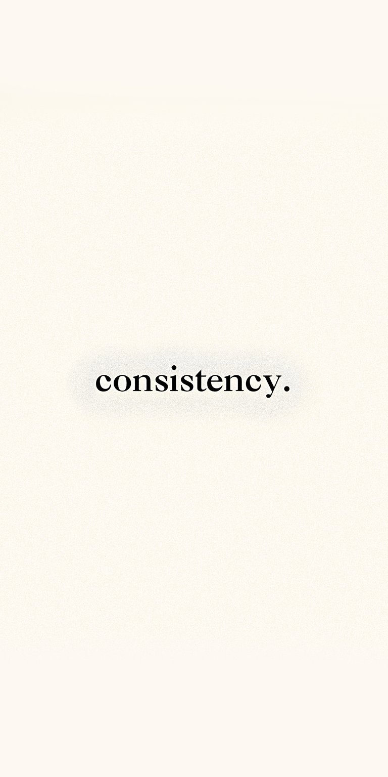 One word consistency cream background wallpaper