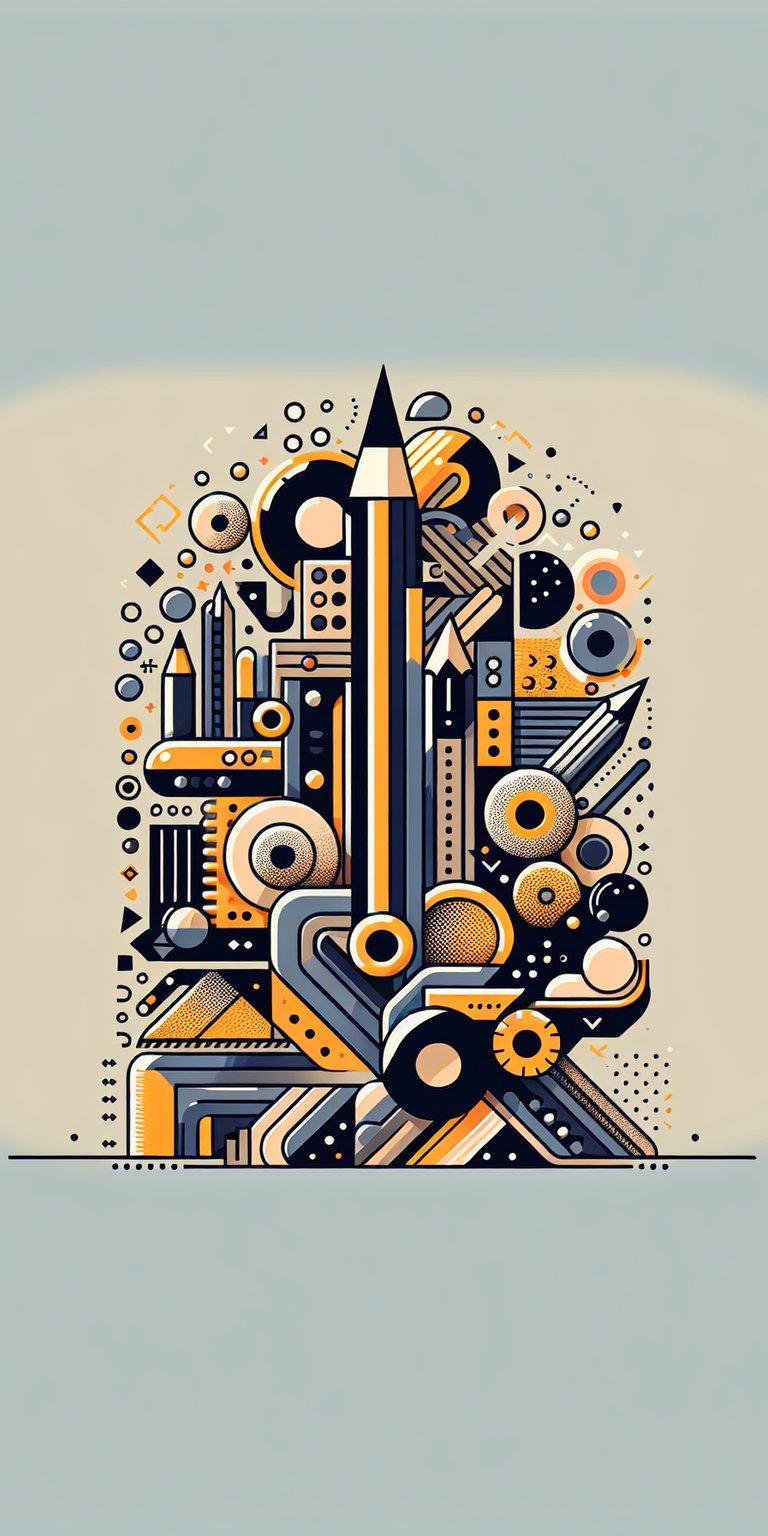 Different kinds of pencils design wallpaper