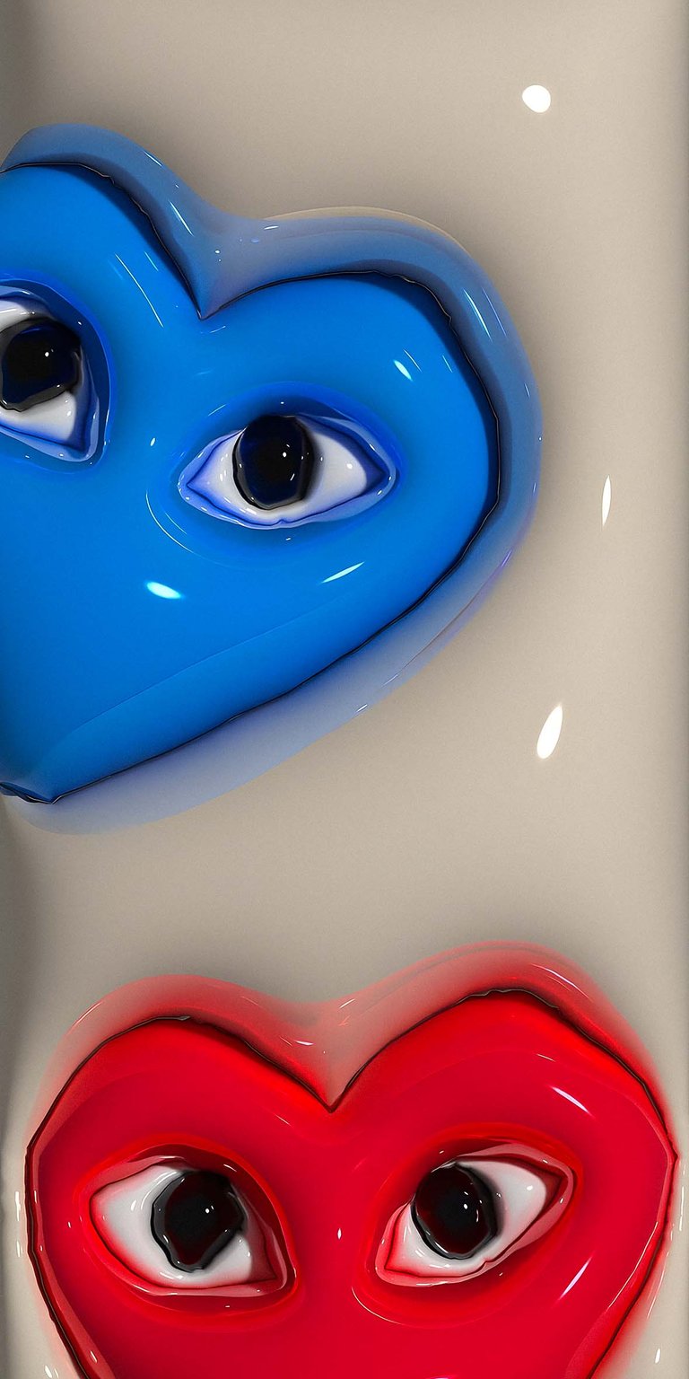 Hearts wallpaper iPhone