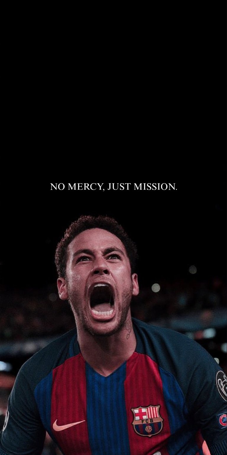 Download this Brazilian professional footballer Neymar Jr. celebrating a goal during the famous 6-1 victory for FC Barcelona against Paris Saint-Germain (PSG) in the UEFA Champions League