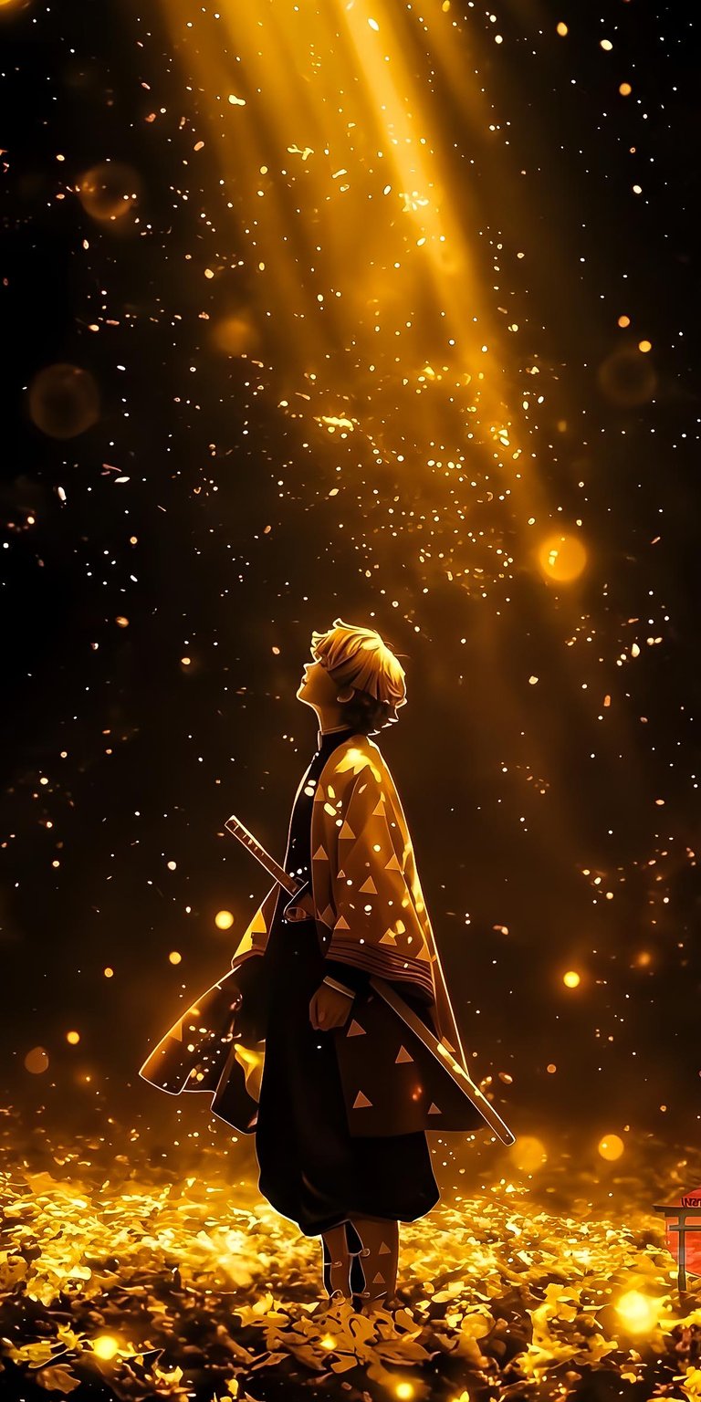 Zenitsu Agatsuma iPhone wallpaper 4K