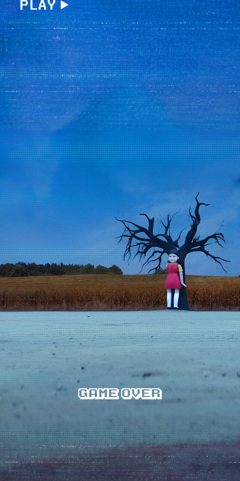 Squid Game empty playgrounds wallpaper 4k iPhone