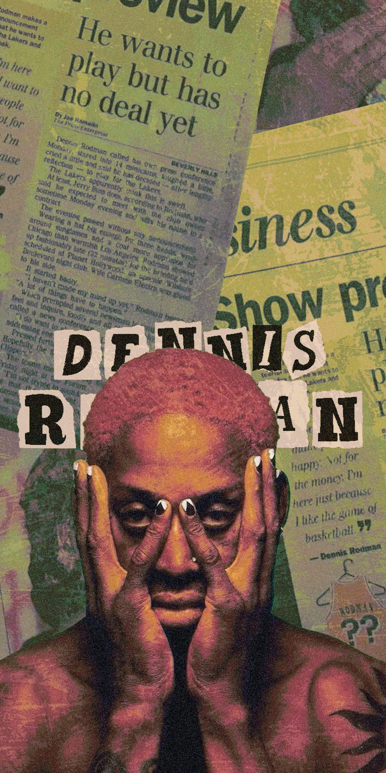 Dennis Rodman wallpaper for iPhone 4k