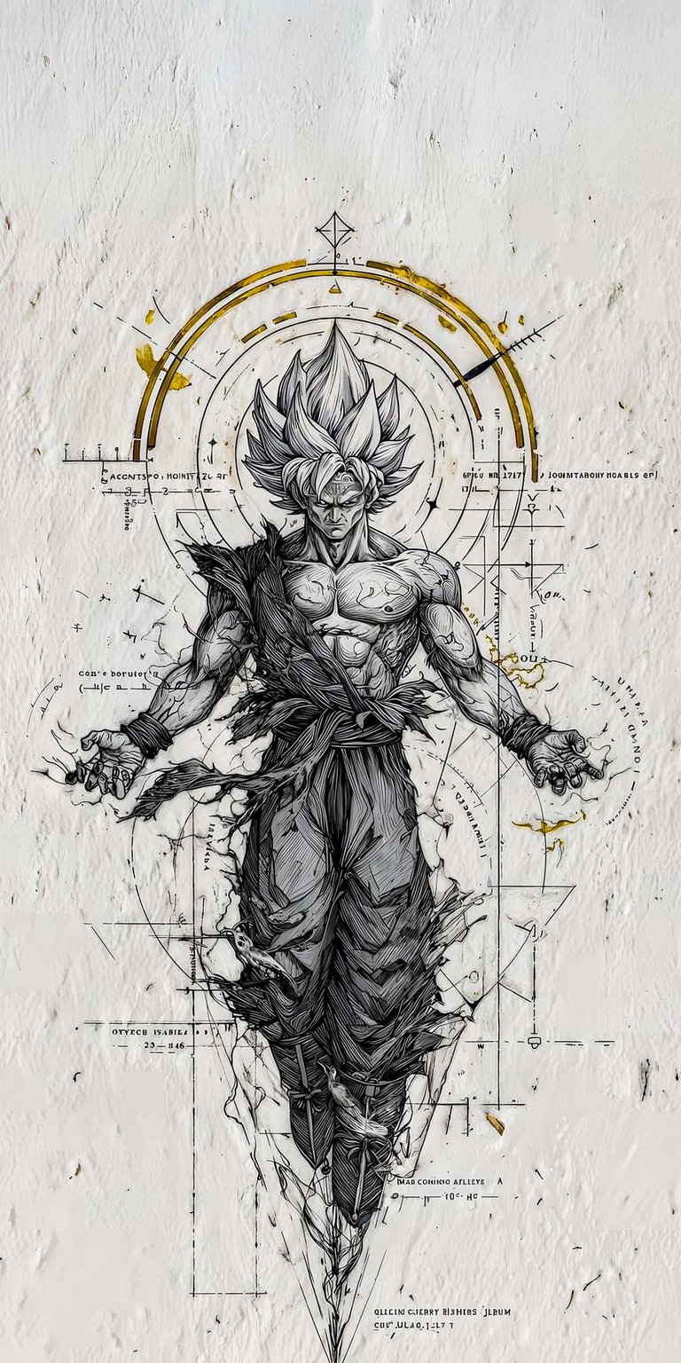 Goku art iPhone wallpaper HD