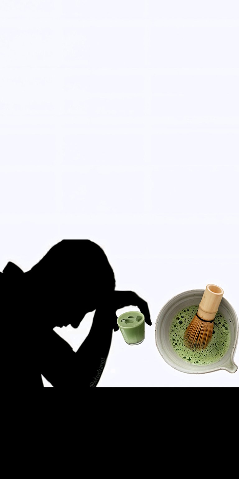 Milkaholic matcha meme wallpaper iPhone 4K