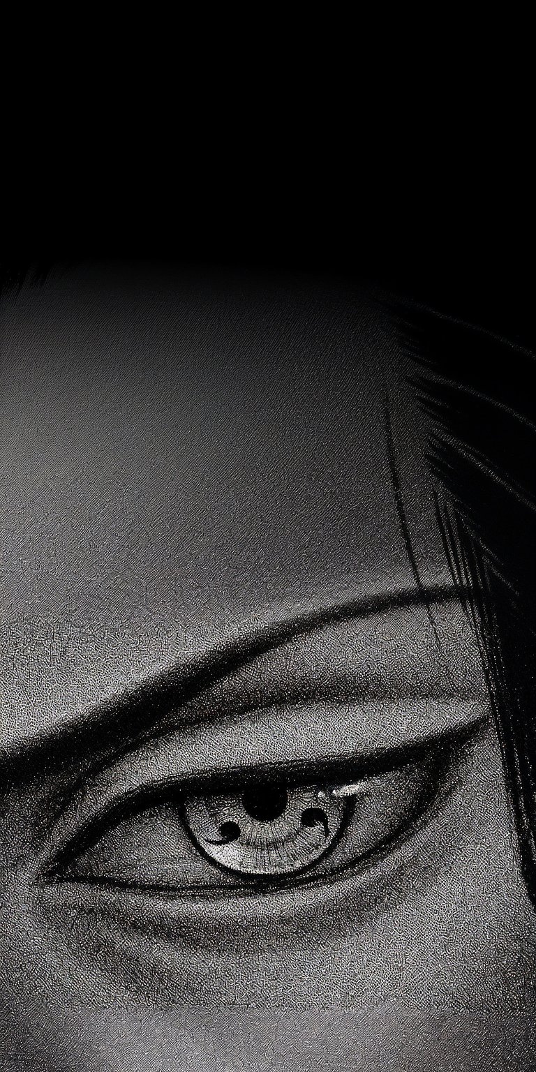 Download this stunning Sasuke wallpaper in 4K, perfect for your iPhone! This wallpaper features a detailed Sharingan eye and a dramatic close up.