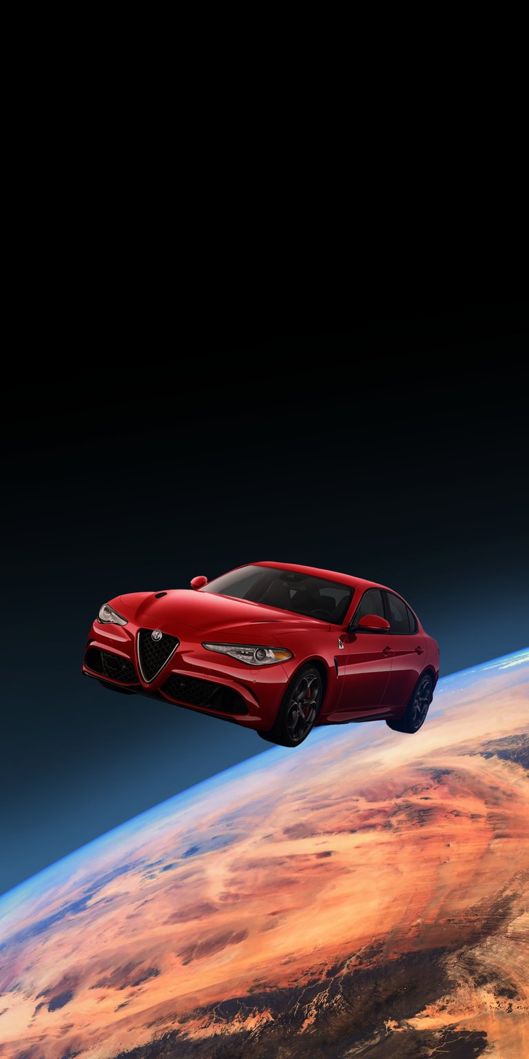 Giulia in space wallpapers for iPhone