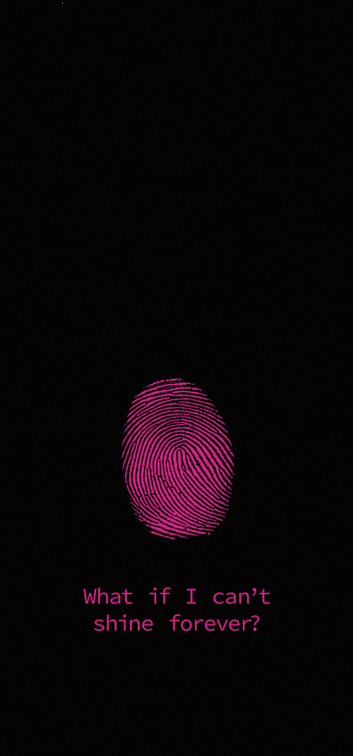 TV Girl Pink thumb print matching wallpaper 4k iPhone