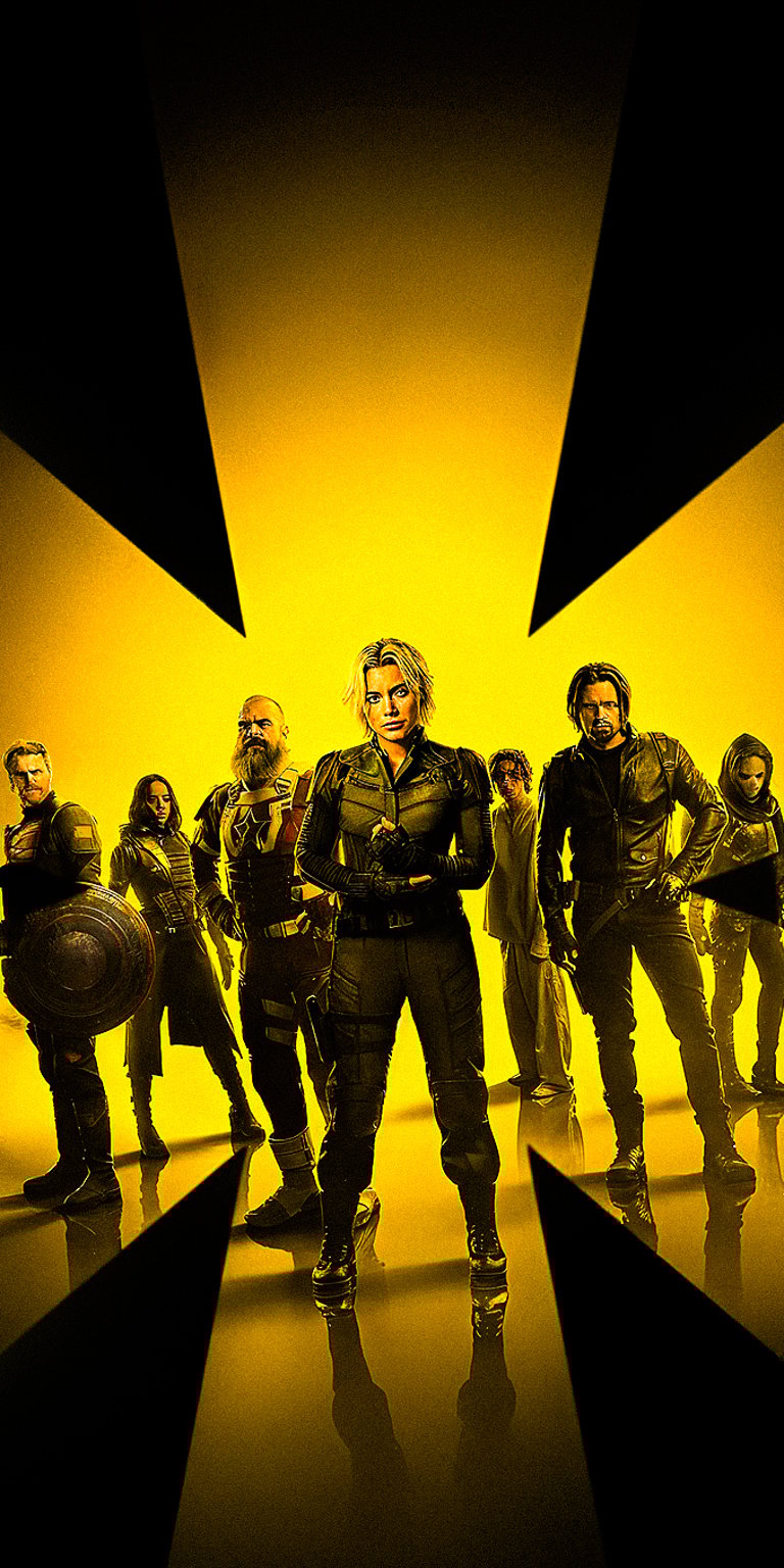 Thunderbolts classic poses wallpaper iPhone 4K