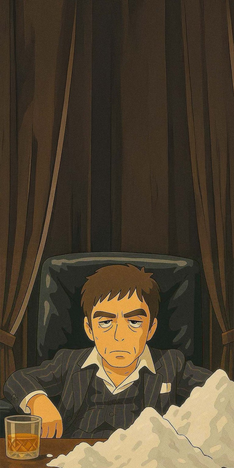 Scarface Movie Ghibli Style Wallpaper HD mobile