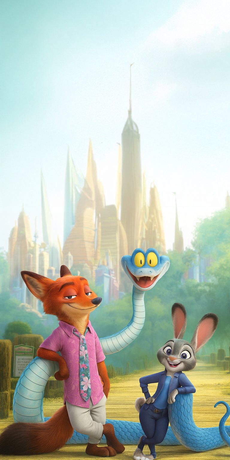 Nick Wilde and Judy Hopps wallpapers for mobile 4K