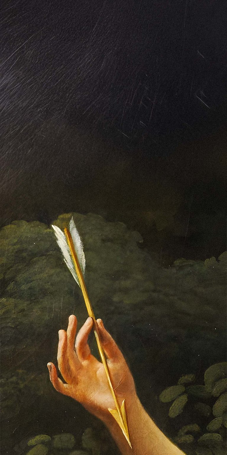 The Arrow Painting Wallpaper