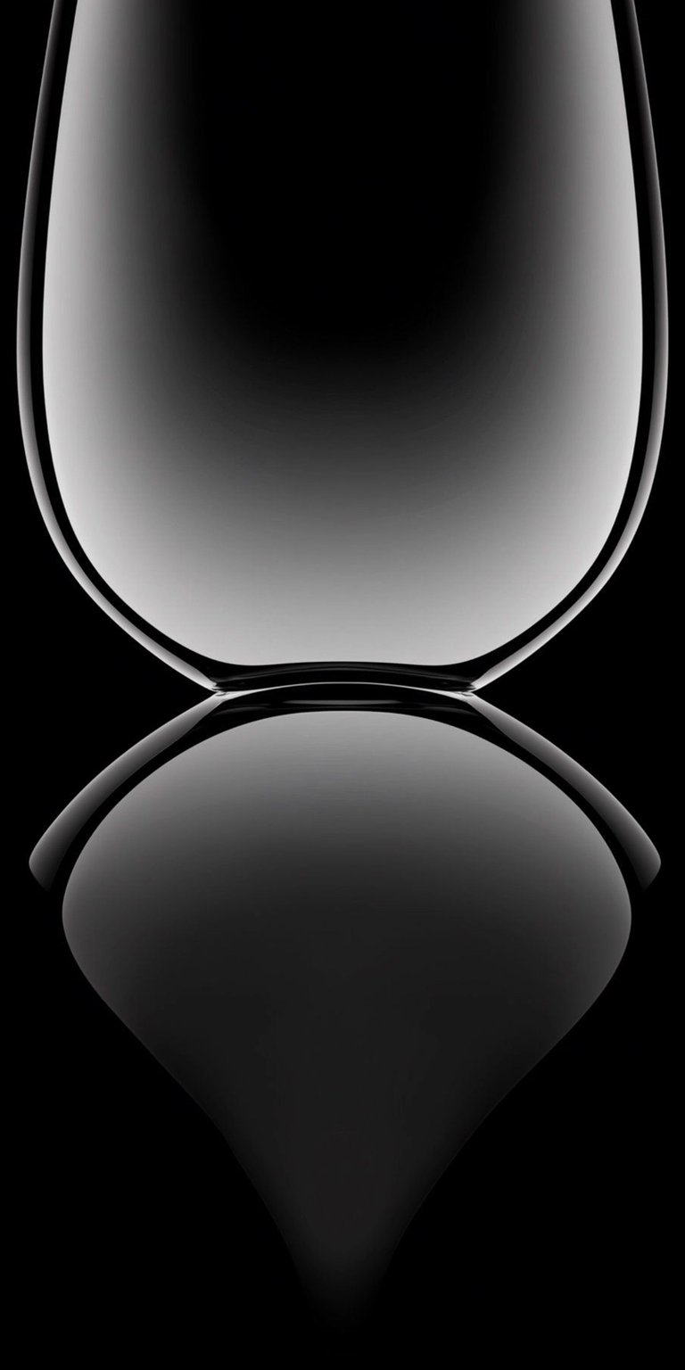 A sophisticated and high-contrast abstract wallpaper featuring smooth, curved glass surfaces. The deep blacks and subtle highlights create a premium "Liquid Metal" effect, perfect for users seeking a clean, professional, and dark-mode friendly aesthetic that emphasizes screen depth and clarity