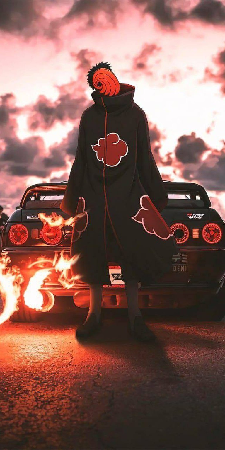 Obito Uchiha & GTR wallpaper