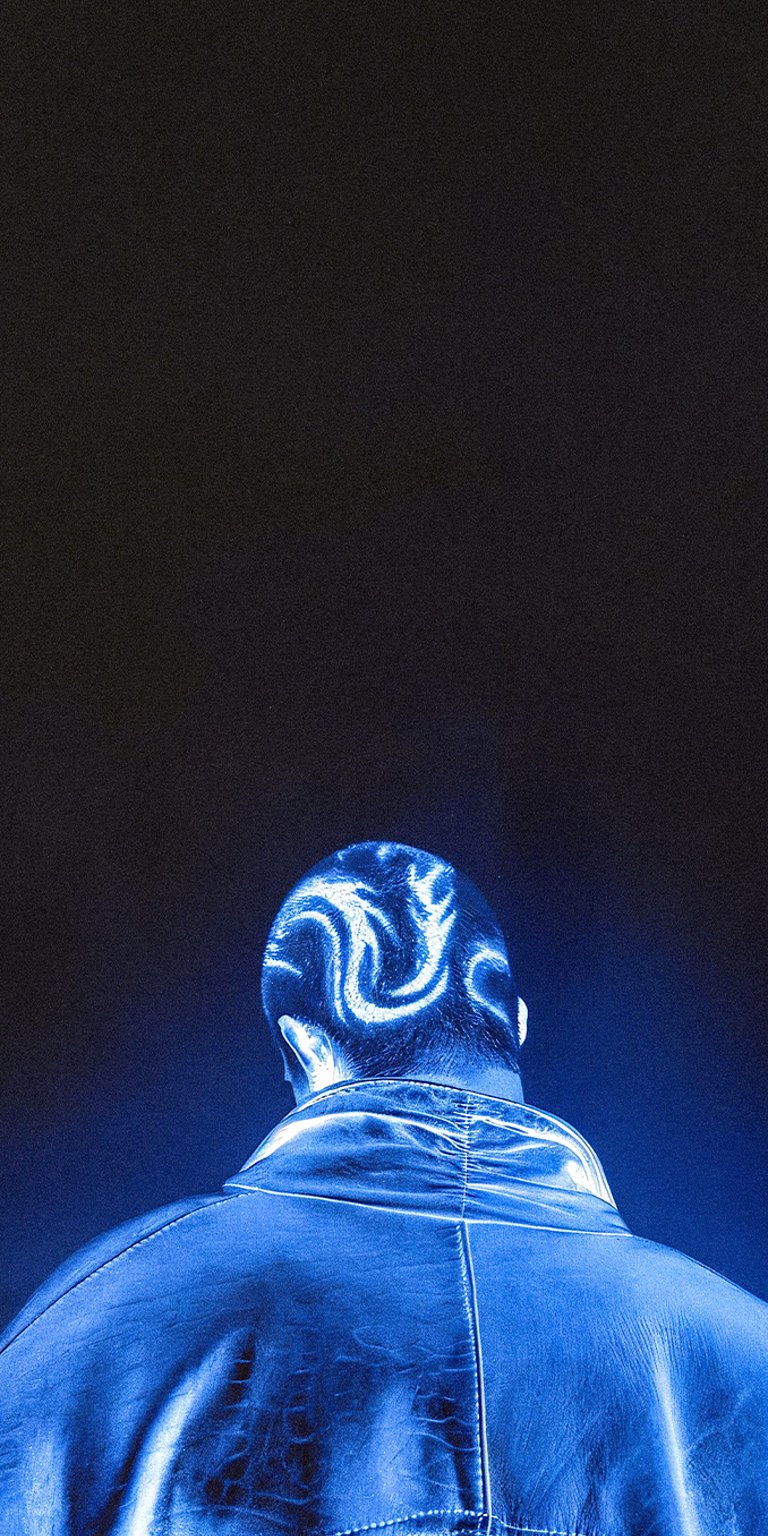 Man unique hairstyle wallpaper iPhone 4K