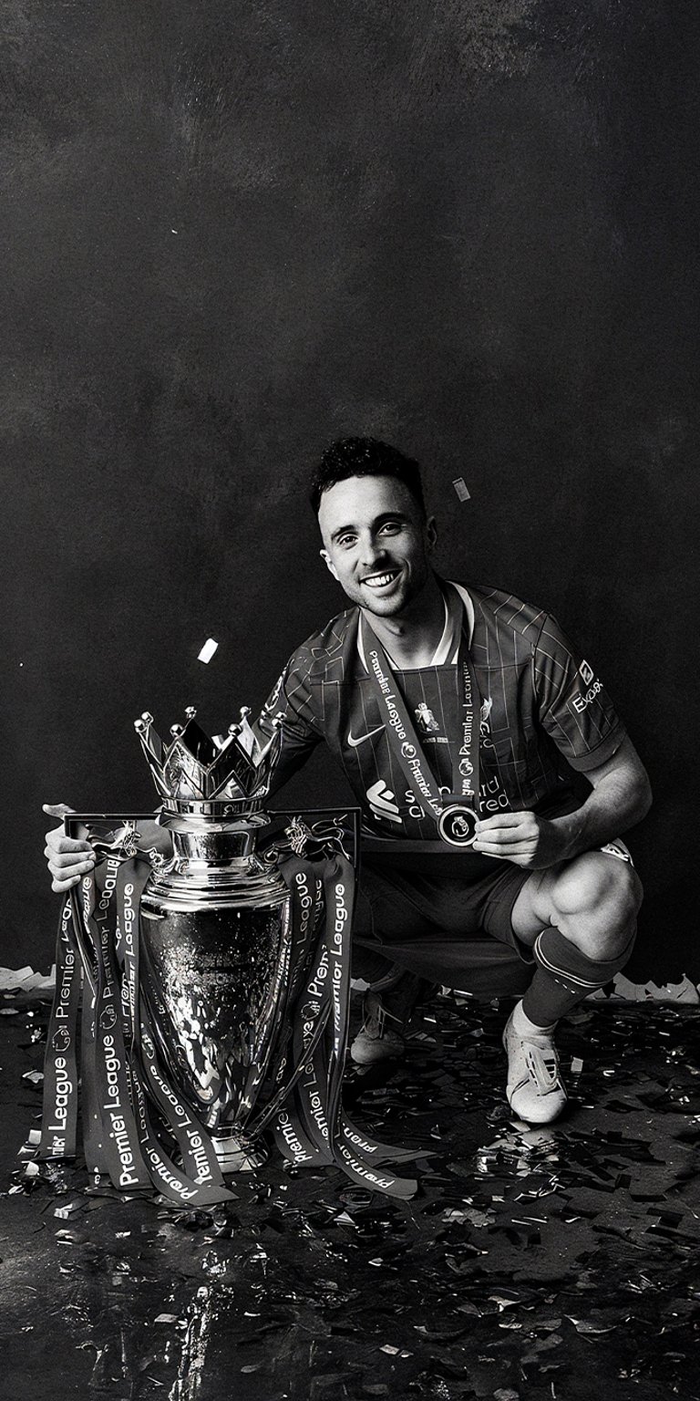 Diogo Jota trophy wallpaper iPhone 4K