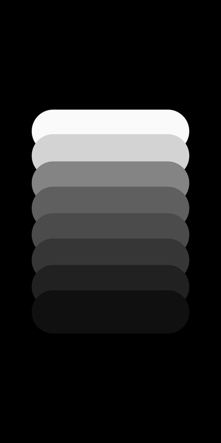 White to black color palette iPhone wallpaper 4K