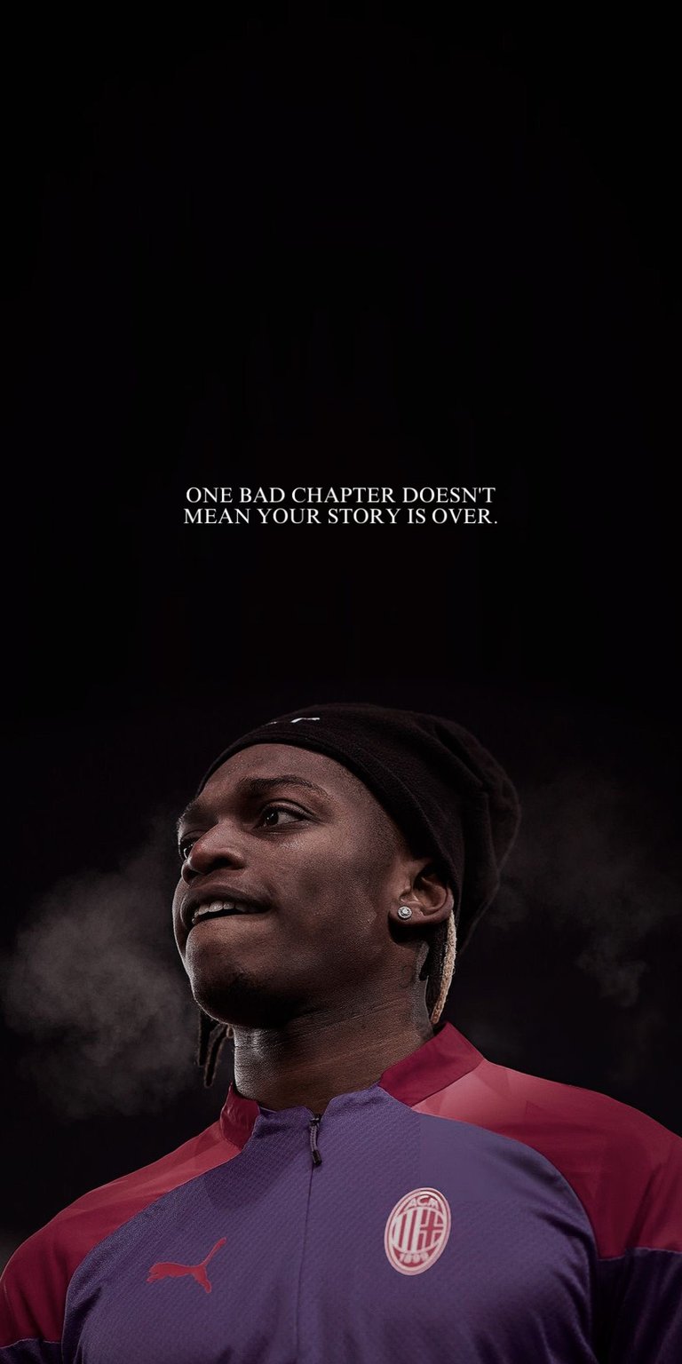 Rafael Leão quotes wallpaper 4k iPhone