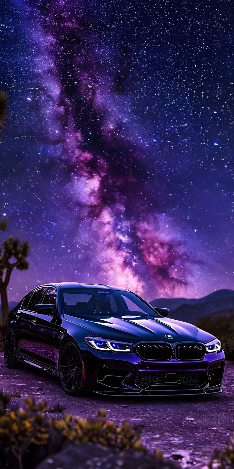M4 milky way night wallpaper iPhone