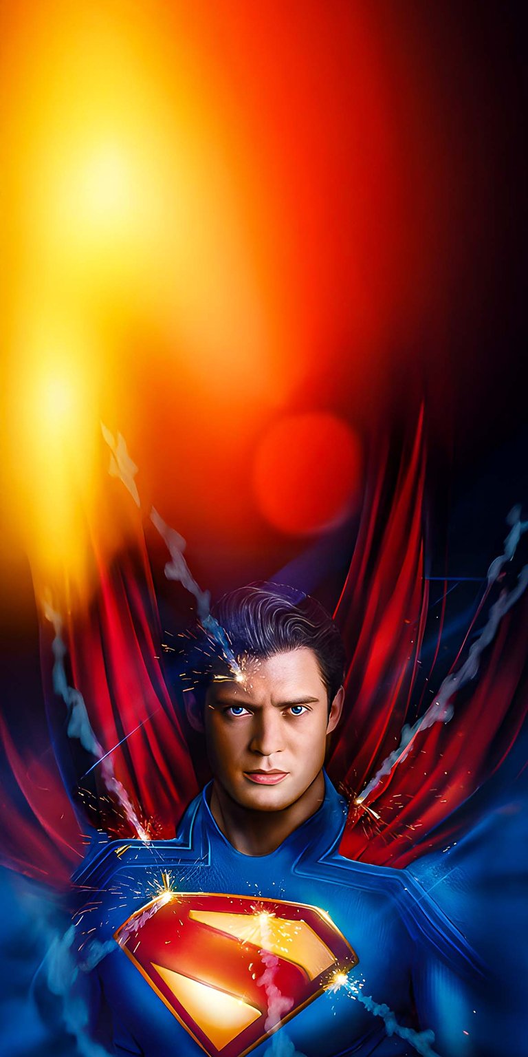 Superman movie poster wallpaper iOS
