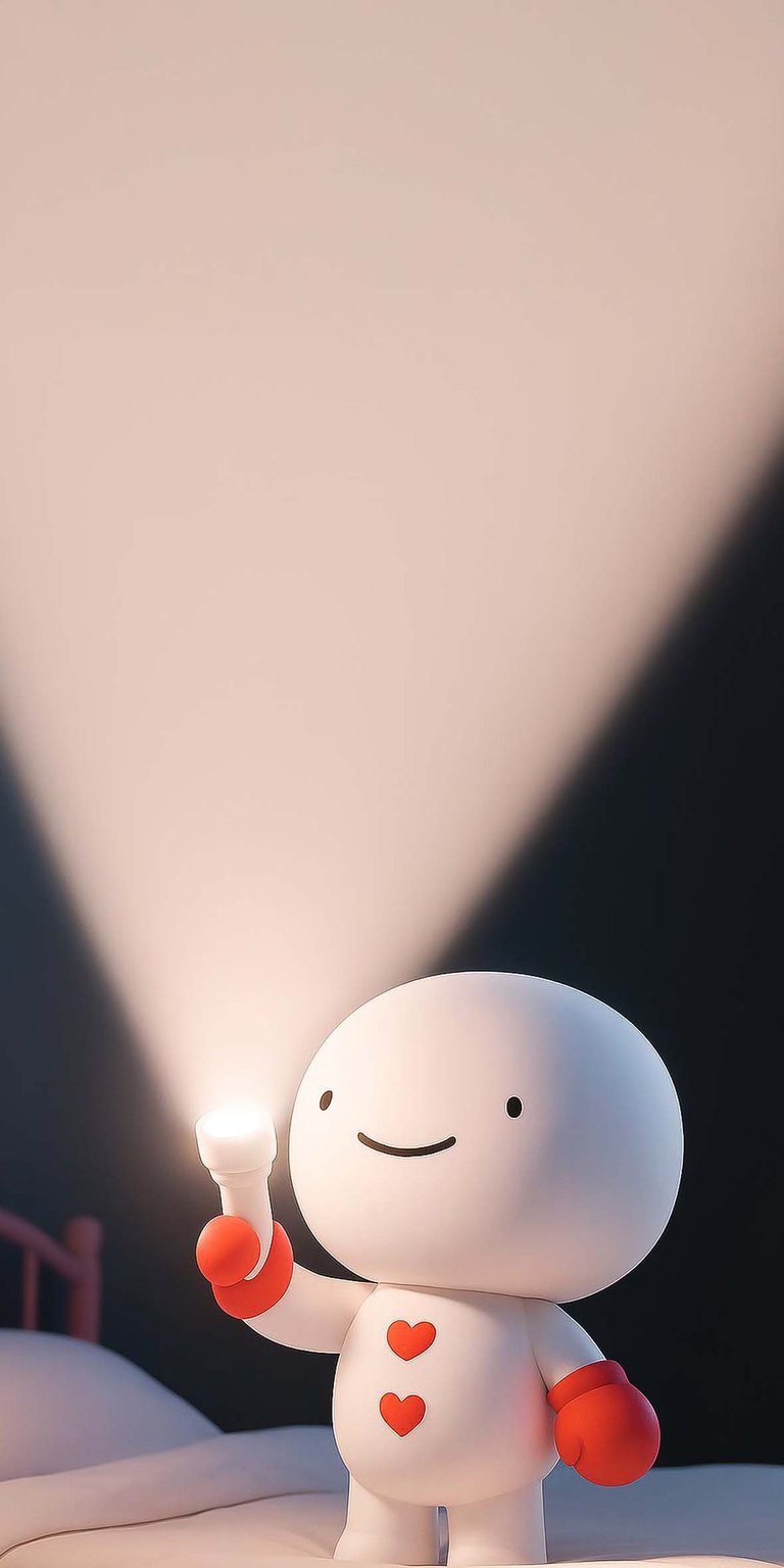 Boy next door Woonbaby holding Flashlight iPhone wallpaper