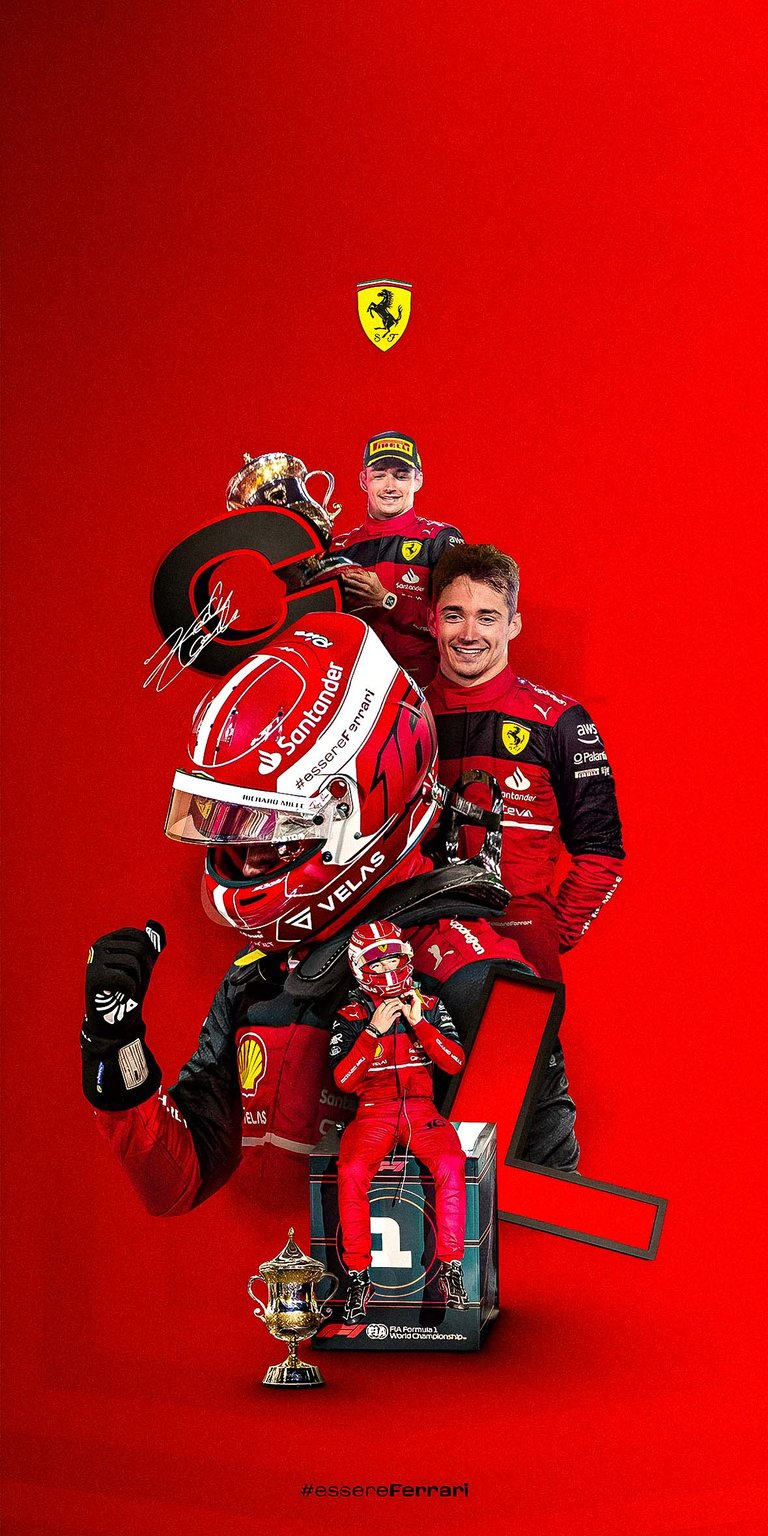 Leclerc Ferrari wallpaper iPhone