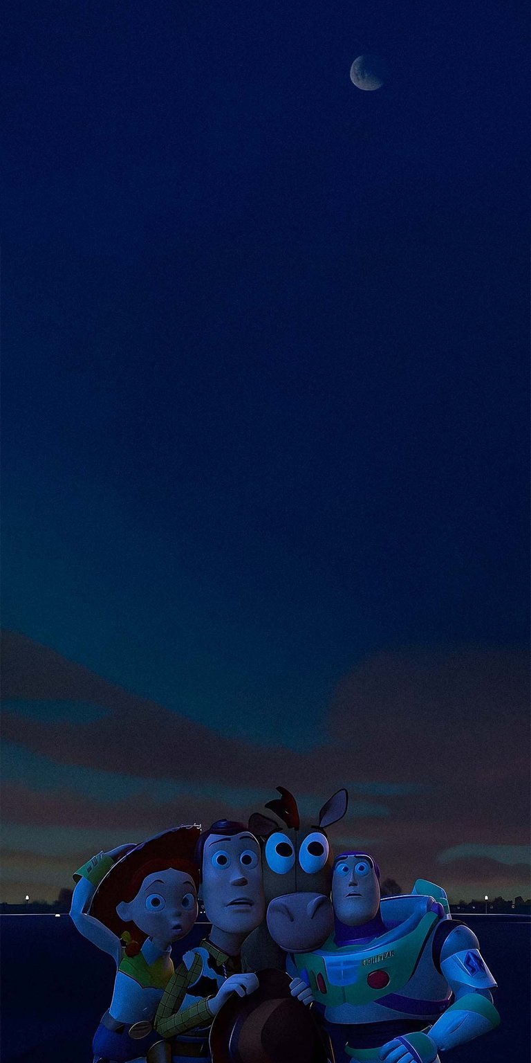 Toy Story characters all scared in one frame wallpaper in 4k