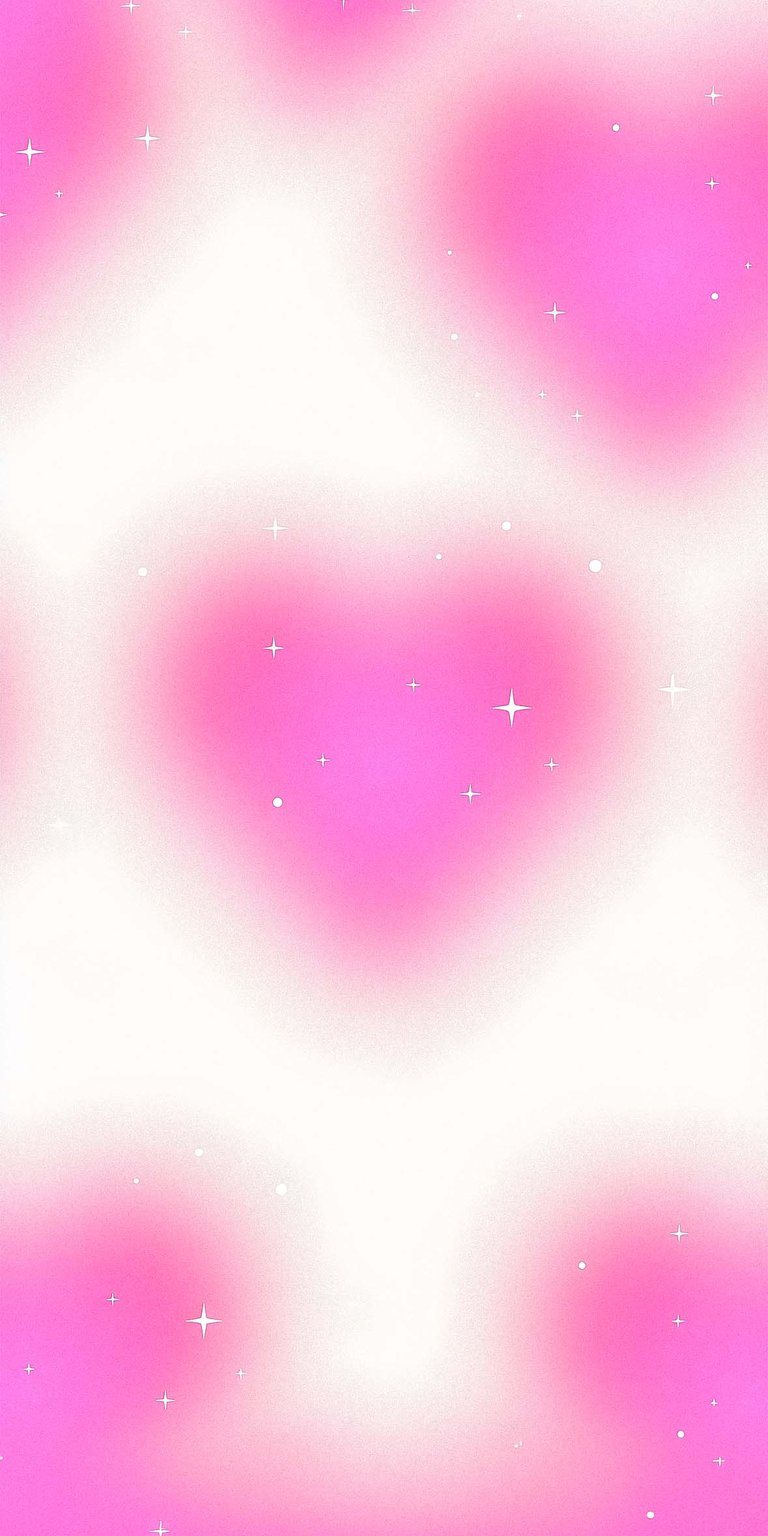 Aura Pink Heart Wallpaper HD