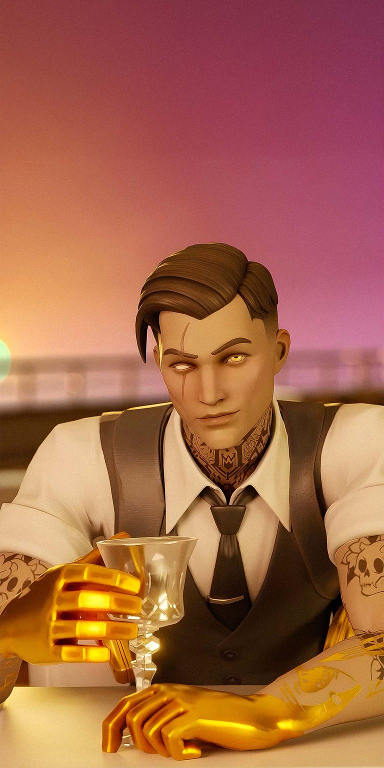 Shadow Midas Golden Hands wallpaper 4k