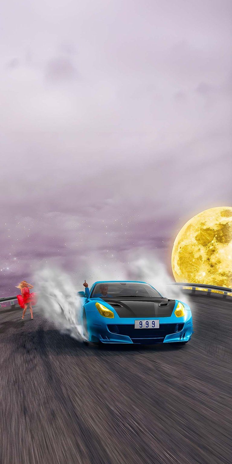 Juice WRLD 999 sports car wallpaper for iPhone HD