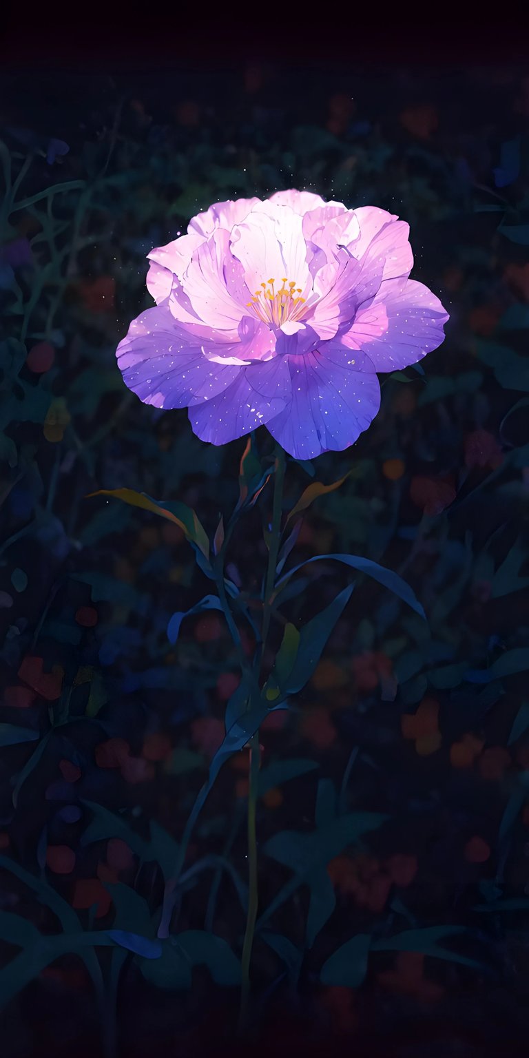 Download this vibrant purple Japanese camellia wallpaper in 4K for your iPhone, featuring a glowing bloom, speckles on petals, and dark foliage. This stunning wallpaper will add a touch of elegance to your device.