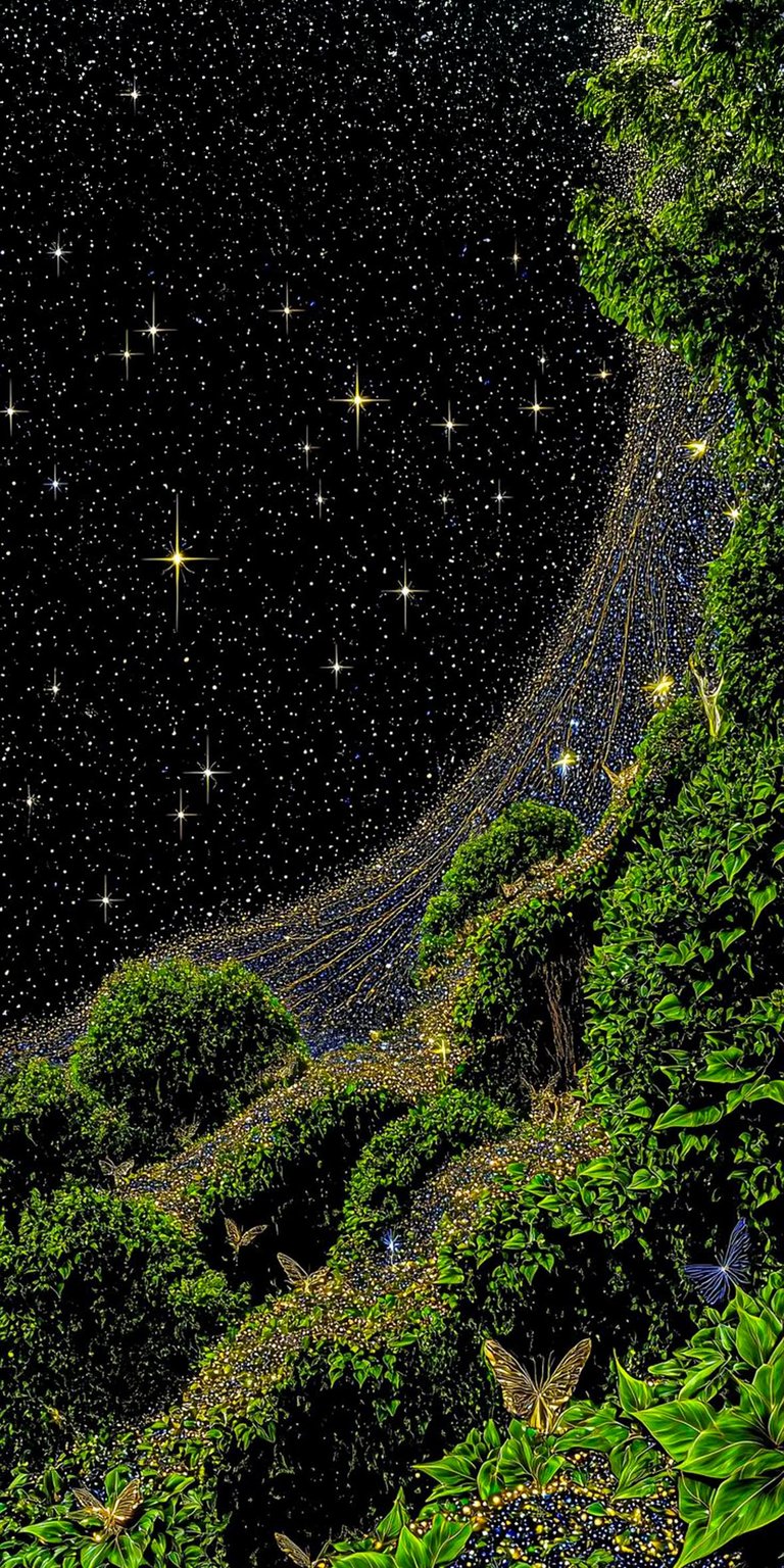 Nature in space wallpaper iPhone HD