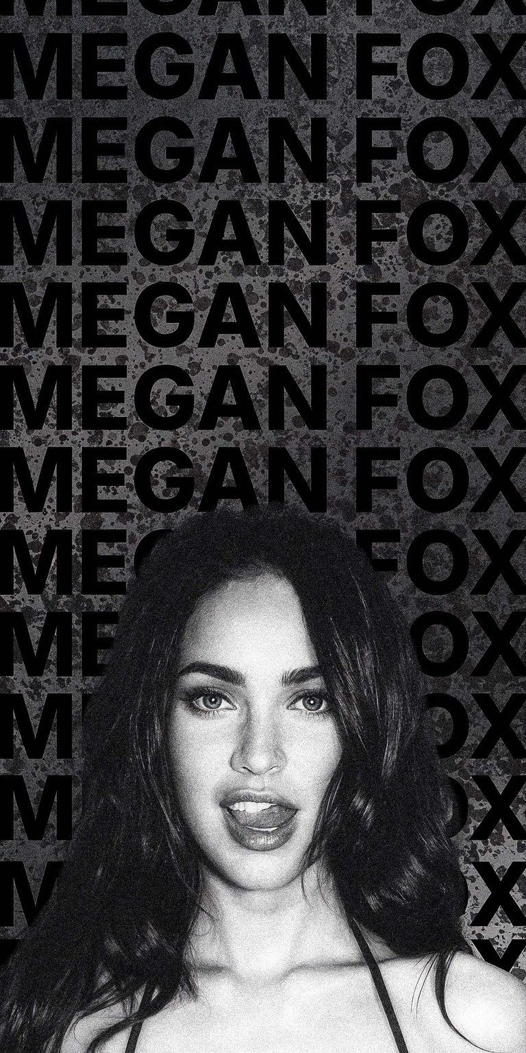 Megan Fox dark photo wallpaper iPhone