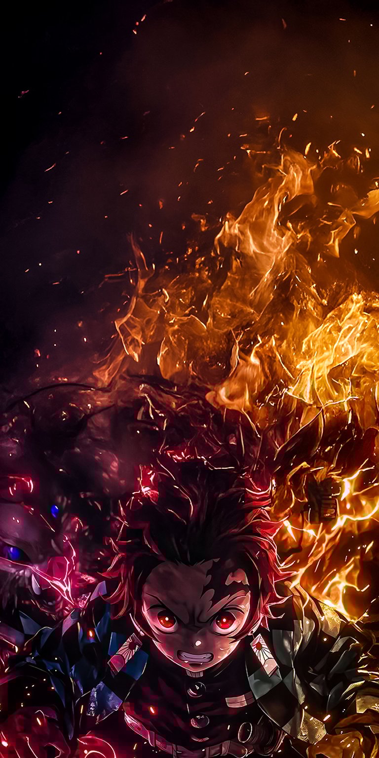 Tanjiro Kamado wallpaper iPhone 4K