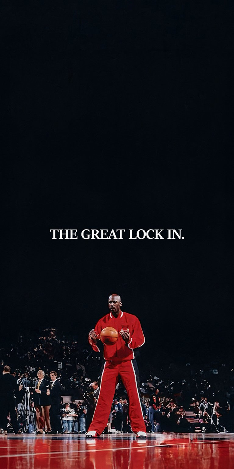 Michael Jordan in the court wallpaper iPhone 4K
