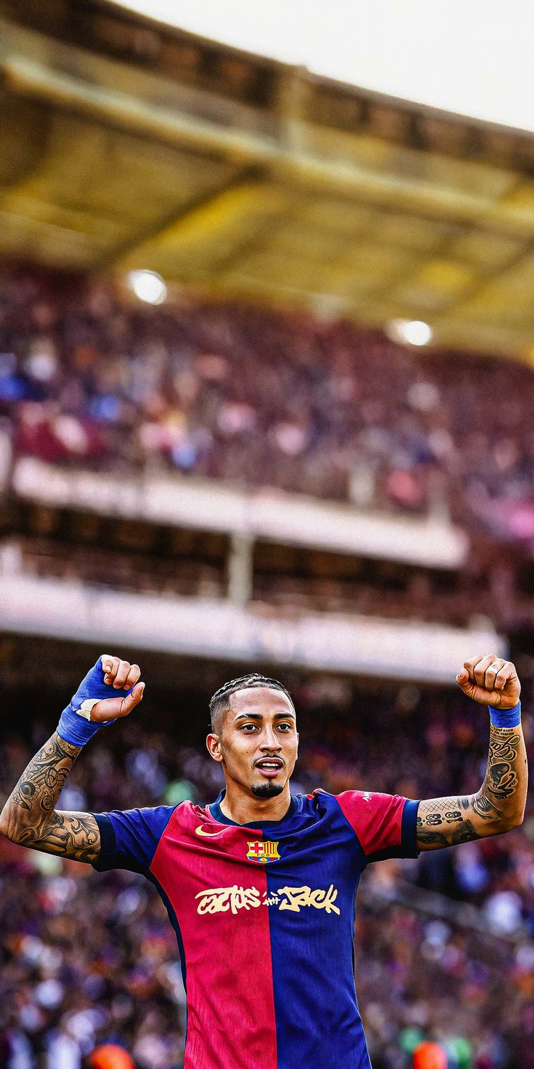 Raphina of FC Barcelona during the LaLiga match between FC Barcelona and Real Madrid Wallpaper