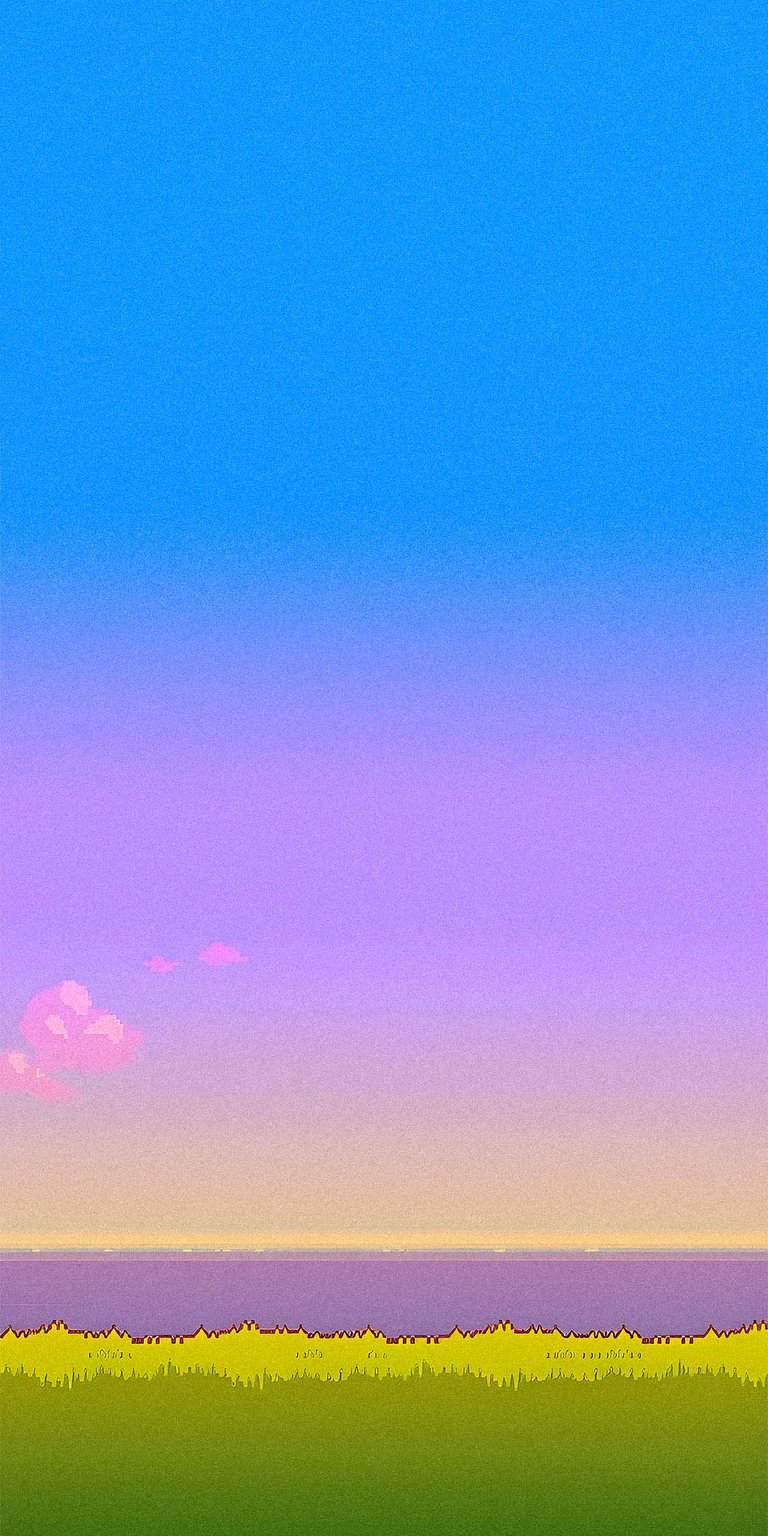 Pixel sunset wallpaper iPhone
