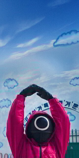 Pink Soldier making O sign wallpaper 4k