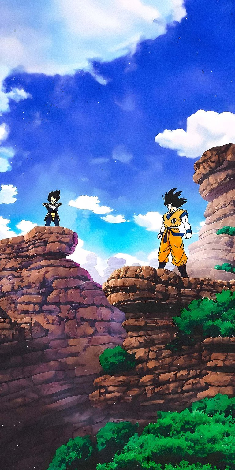 Goku vs Vegeta Wallpaper